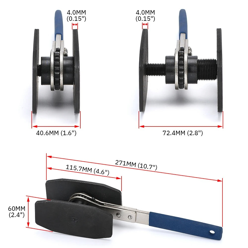 Herramienta 360° para pinzas de freno