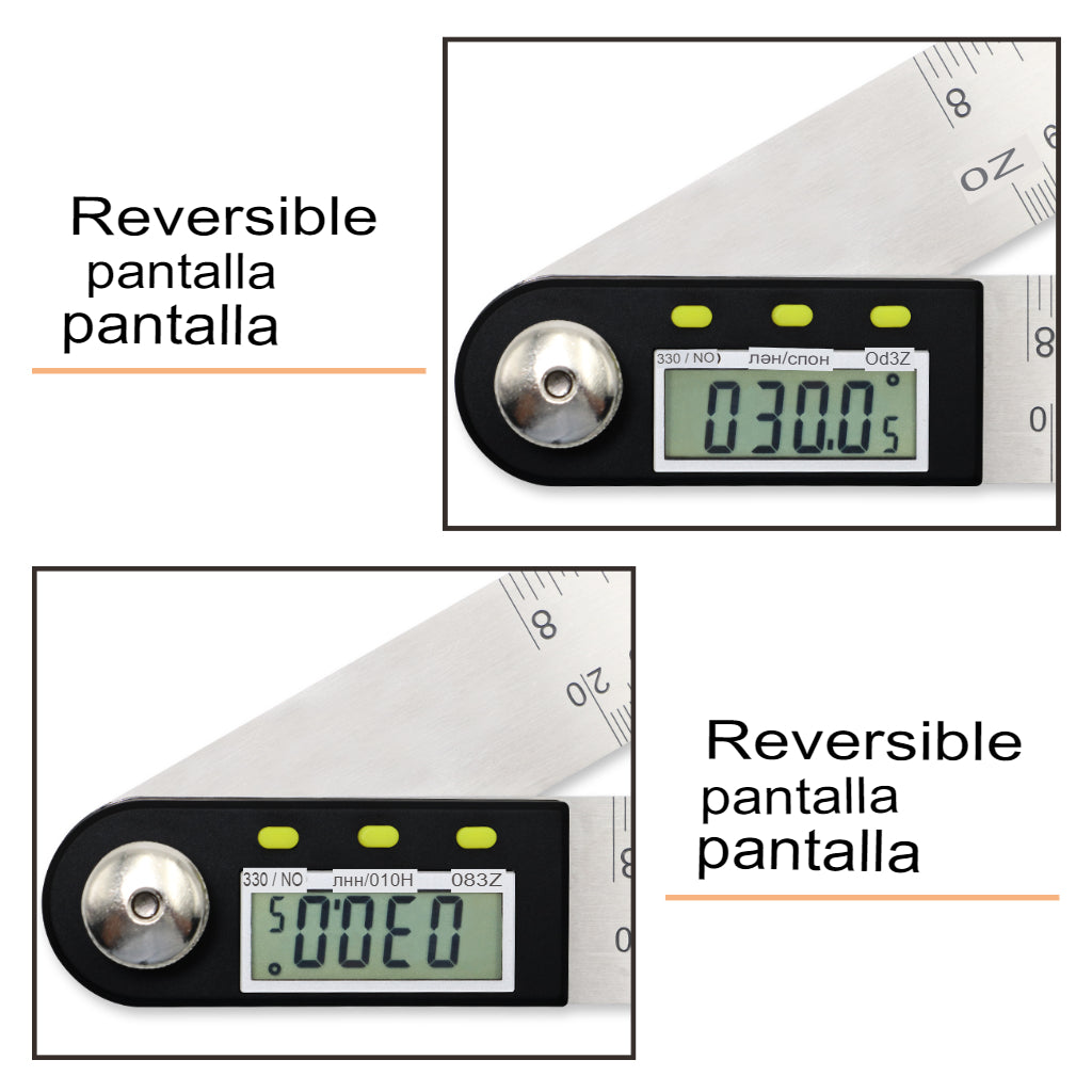 Regla angular con pantalla digital
